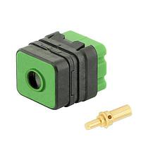 Eaton Souriau-Sunbank 8MQ2M0108PBE Modular Connectors - Push Pull MQuick module, sealed, with male crimp contacts