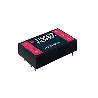 TRACO Power TEN 20-11021WIRH Isolated 20W 36-160Vin +5V 2A, -5V 2A, 4000 VAC Isolation, Railway, 1" x 1.6"