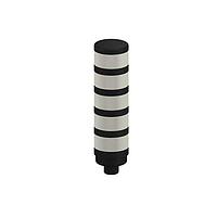 Banner Engineering TL70B-WBGYRQ Basic Modular Tower Light TL70 Basic Tower Light; Black Housing: 5-Color Indicator; Voltage: 12-30 V dc; Environmental Rating: IP65; Input: Bimodal; Colors: White Blue Green Yellow Red; 8-pin M12 Integral QD