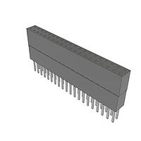 Samtec ESW-120-34-L-D Stackthrough .100" Elevated Socket Strip