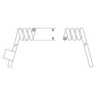 Volex 6491 AC Power Retractile Cord RETRACTILE POWER CRD 2FT (.61m) BLACK