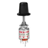 NKK Switches MRX108-CA Rotary Switches SP W/ 2-8 POS LARGE KNOB BLK