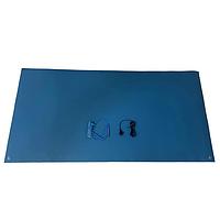 Chip Quik CQ-ESD-MAT-2x4 ESD Mat 2 x 4 foot ESD Mat 2mm/0.079" thick, Light Blue, 2 buttons, wrist strap, ground cord