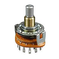 Alpha (Taiwan) SR2511F-0205-19F0B-E9-N-W-159 Rotary Switches ROT 2POL 5POS NS SOL