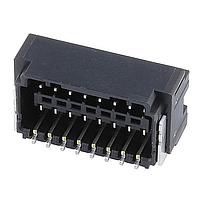 Molex 220205-1671 Headers 2.0WB MLP DL SMT RA PLUG ASSY 16CKT BLK