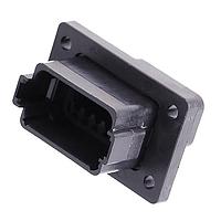 Amphenol SINE Systems AT04-12PA-CL06 Connectors 12 Pos Rcpt Fng Mnt Conn Pin Blk Key A