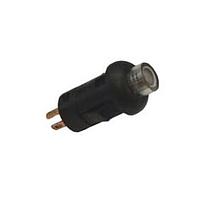 E-Switch LP1OA1AGY Standard Switches Pushbutton, SPST, Off-(On), Panel Mount, Snap-In , LED, Green/Yellow