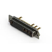 EDAC 628-36W4222-1NA Mixed Contact D-Sub Connectors Vertical Combo Dsub