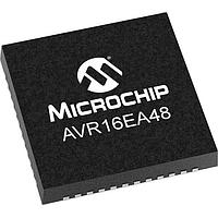 Microchip Technology AVR16EA48T-E/6LX MCUs 16KB, RWW, 2KB RAM, 48p, 20MHz, CFD, 12b ADC, PGA, 2xComp, DAC, 3xUART, SPI, TWI