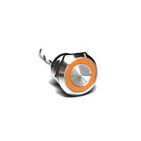 Bulgin MC25MCSAM Capacitive Touch Switches 25mm Norm Clsd SST Amb LED