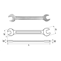 Yato YT-01321 Double open end spanner 41x46mm