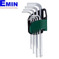 SATA 09105 9PC. LONG ARM BALL POINT SET (1.5, 2, 2.5, 3, 4, 5, 6, 8, 10mm)