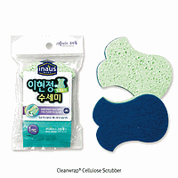 Cleanwrap C10.515 Scrubber, Soft Celluose & Rough Nylon, 115×90×23mm