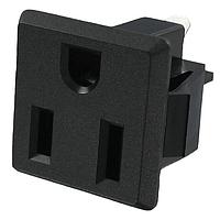 Qualtek Electronics 738W-X2/03 Outlets AC SNAP-IN OUTLET