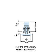 Heyco 10369F PCB Support HLCBSC3-06 V-0 NATURAL