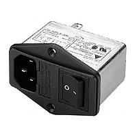Delta Electronics, Inc. 01IB2D AC Power Entry Modules IEC Connector Filter, Single, 250VAC, 1A, Screw Mounting, N/A-Lug