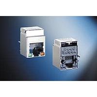 ERNI - TE Connectivity 203283 Magnetic Jack 8P 1PORT VERT SHLD SLDR RJ45 I/O CON