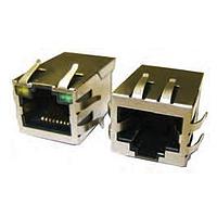 Abracon ARJ11G-MASA-A-B-FLT2 Magnetic Jack RJ45 10/100 Base-TX 1x1 Vertical N/A Through Hole