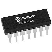 Microchip Technology PIC16F17125-I/P MCUs 14KB Flash, 512B RAM, 128B EEPROM, 12b Diff. ADCC, 1xOP-AMP, 2x16-bit dual PWM