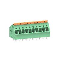 Molex 224929-0010 Fixed Terminal Blocks 5.00mm Pitch Lever Activated Fixed Mount PCB Term Block 35 Entry 10 Ckt