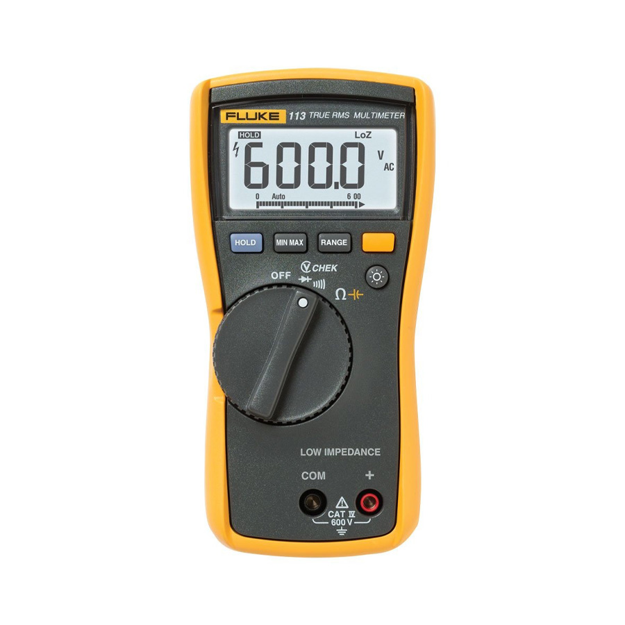 Handheld multimeter used for portable electrical measurement and field troubleshooting