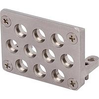 Amphenol SV Microwave 9311-60220 Multi-Port Connectors SMPM 10 PORT MODULE C PLUG IN
