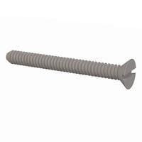 Essentra Components 020440A100 Slotted Countersunk 82 Slotted CSK Screw, #4-40 Thread, 1 Lg