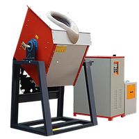 Wondery WDL-ZP-16KW Cast Iron Industrial Induction Furnace Steel Melting Furnace Heater Medium Frequency Type (160 kW; 100 kg)