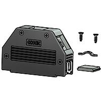 Amphenol CONEC 16-001780E Strain Relief Backshell 37 POS METALIZD HOOD