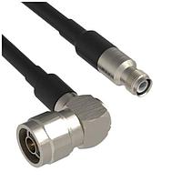 Amphenol RF 095-909-190M050 RF Cable Assemblies N-Type Right Angle Plug to RP-TNC Straight Jack LMR-400 50 Ohm 500 Millimeter (19.86 Inches)