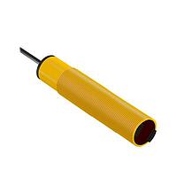 Banner Engineering S18AW3FF100 Photoelectric Sensors EZ-BEAM S18 Series: Fixed Field; Range: 100 mm; Input: 20-250 V ac; Output: SPST Solid-state Light Operate; 2 m (6.5 ft) Cable