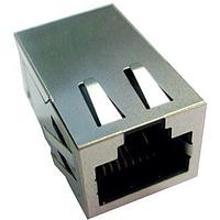 Abracon ARJ-146 Magnetic Jack RJ45 10/100/1000 Base-T 1x1 Right Angle POE Through Hole