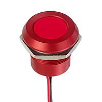 APEM Q22Y5ARXXSR24E Indicators Supr Bright RED LED 24VDC 22mm Anodized