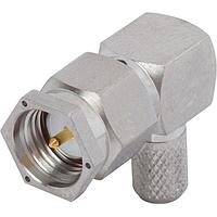 Amphenol SV Microwave M39012/56-3026 Connectors SMA M Conn LckwreHol R/A for RG-174 Cbl