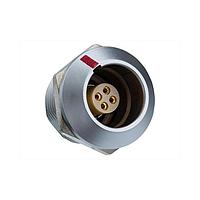 Amphenol LTW FLKD-07EGFS-GCP-001 Connectors FLOS, K Series D Size, Metal, 11A, 07 pins, Female Connector, Female Contact, Circular, Push Pull, Solder, Receptacle, Rear Fastened, IP68