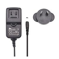 EDATEC ED-PSU1202-AU Interchangeable Plugs 12V/2A,2.1mm DC Jack,Black,AU Plug