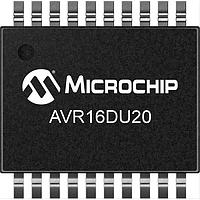 Microchip Technology AVR16DU20-I/SS Microcontrollers 16KB, 2KB SRAM, 24MHz, USB, 10b ADC, 2xUART, SPI, TWI