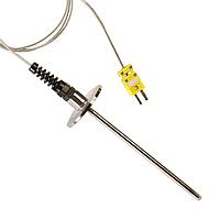 OMEGA TCV-EU-0300-16-CB-40 Vacuum Flanged Thermocouple Probes with Extension Cable (E, 900 °C)