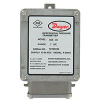 Dwyer 608-10B Differential Pressure Transmitter, 0.1 inH2O, 4-20 mA, NEMA 4X, FM Safe (Differential, 0.1 inH₂O, NPT Female, 1/4 in, IP65, NEMA Type 4X)