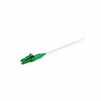 Megladon Manufacturing 1JXS1-003M Fiber Optic Cable Assemblies Singlemode, LCAPC Fiber Optic Pigtail 900um White, 3 Meters