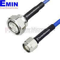 Fairview  FMC0115925 Low PIM N Male to 7/16 DIN Male LSZH Jacketed Cable 0.250 Formable Low PIM Coax and RoHS Compliant