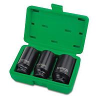 TOPTUL GDAI0303- 3PCS 1/2inch DR. Hub Nut Deep Impact Socket Set