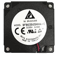 Delta Electronics, Inc. BFB03505MA-CF00 Blowers Blower, 35x10mm, 5VDC, 1.59CFM, Ball, 3Leads, Lock Rotor Sensor, Tach