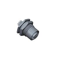 Amphenol LTW MSAS-05PFFP-SF8001 Sensor Cables / Actuator Cables M12 Circular Metric Connector, A Code, Metal, 4A, 05 pins, Female Connector, Female Contact, Hexagonal, PG9, Screw Thread, PCB 180 , Receptacle, Front Fastened, Panel Thickness 4.5, IP68 / IP69K