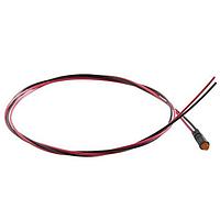 BIVAR PM3ADW8.0 LED Panel Mount Indicators Amber 610nm 40mcd Diff Lens Wire