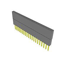Samtec ESQ-120-34-G-S Sockets Elevated Socket Strip, 0.100" Pitch