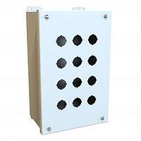 Hammond Manufacturing MPB12LG Pushbutton Enclosures 12 HOLE 22MM PUSHBUTTON BOX