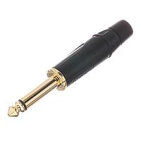 Amphenol Audio ACPM-KB-AU Phone Connectors 1/4IN MONO PHONE PLUG STRAIGHT, GOLD