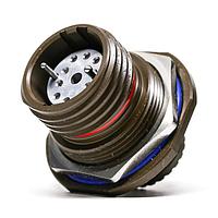 Amphenol FSI NG03-DF12 Fiber Optic Connectors NGCON Jam Nut Rcpt Shell Sz11 10Pos CAD