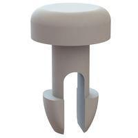 Essentra Components 27PIF0110 Push-In Push In Fastener, .090 Hole, .140 Panel Thk